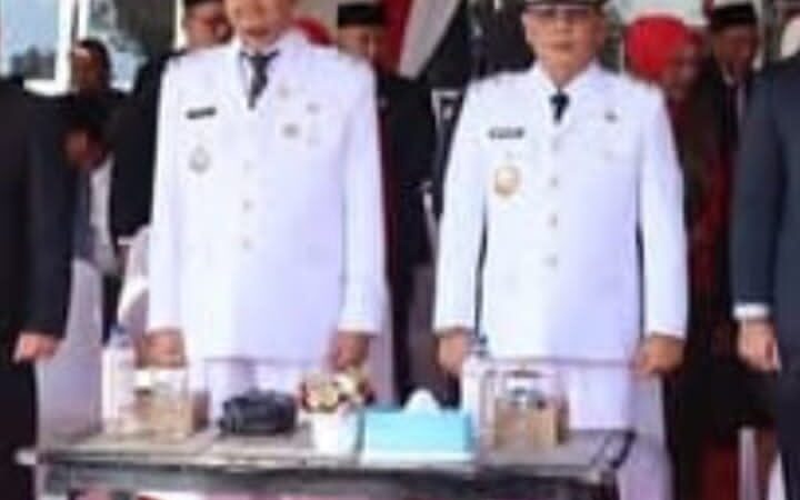 Bupati Sukamara H.Masduki Memimpin Upacara Peringatan HUT RI ke-81
