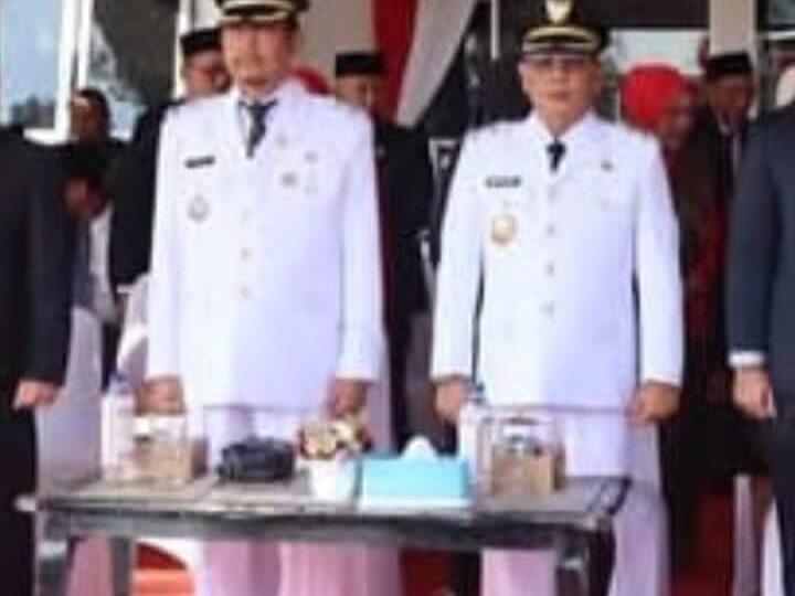 Bupati Sukamara H.Masduki Memimpin Upacara Peringatan HUT RI ke-81