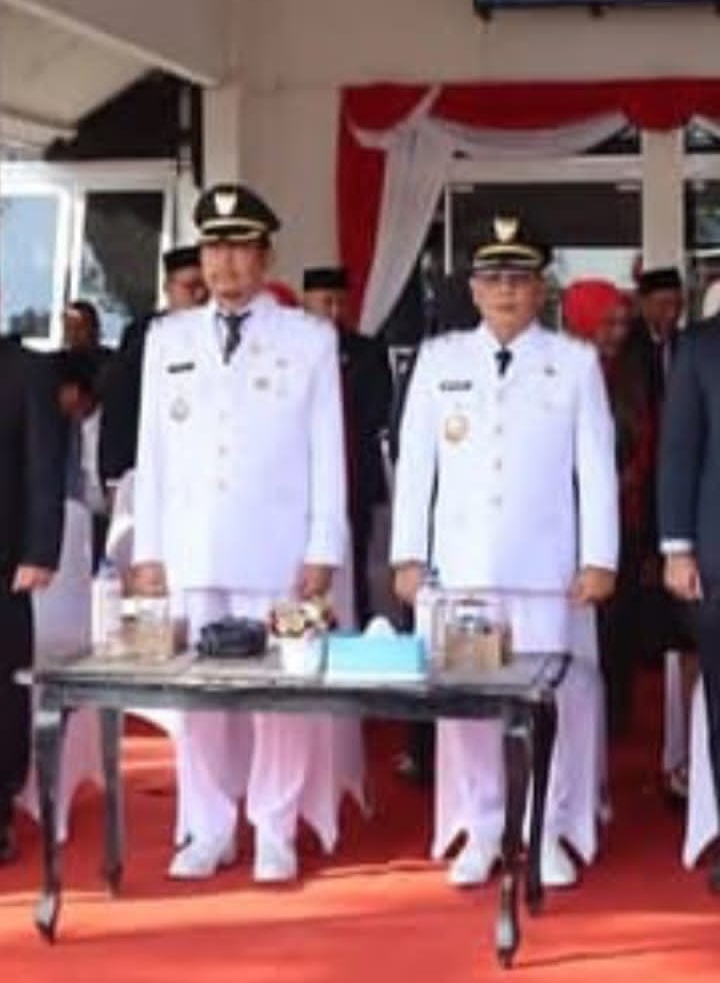 Bupati Sukamara H.Masduki Memimpin Upacara Peringatan HUT RI ke-81