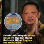 Mantan Jampidsus Febrie Adriansyah Minta Kejagung Kembalikan Emas 74 Kg dan Uang Ratusan Miliar Segera