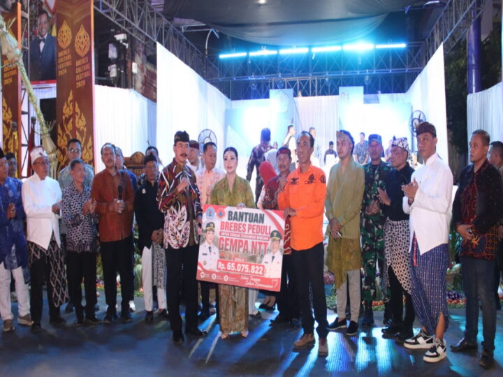 Momentum Brebes Culture Festival Pemkab Brebes Lepas Bantuan Untuk Korban Bencana NTT
