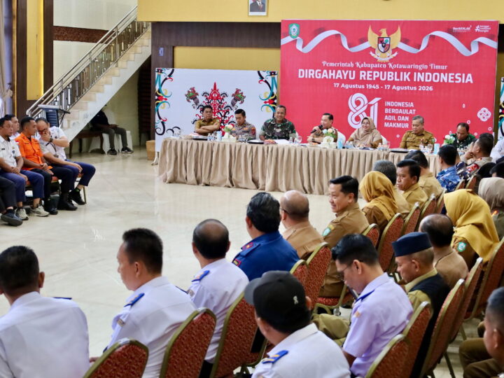 Dandim 1015/Sampit Hadiri Rakor Penanggulangan Darurat Bencana Karhutla Serta Kekeringan di Kabupaten Kotawaringin Timur Tahun 2026