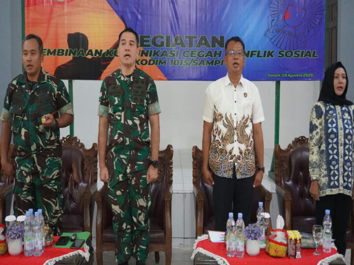 Kodim 1015/Sampit, Gelar Pembinaan Komunikasi Cegah Konflik Sosial Tahun 2026
