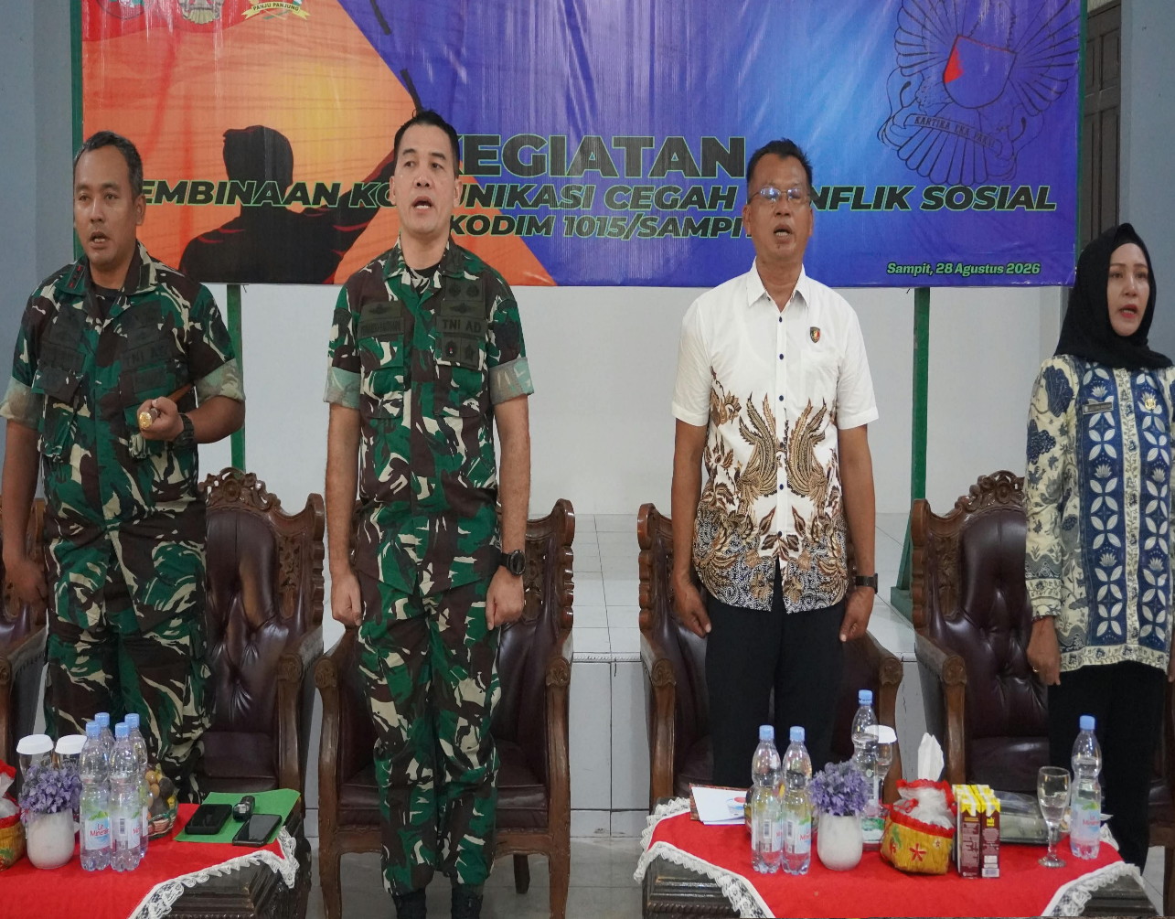 Kodim 1015/Sampit, Gelar Pembinaan Komunikasi Cegah Konflik Sosial Tahun 2026