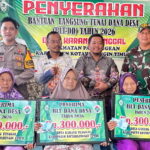 Pemerintah Desa Karang Tunggal Salurkan BLT Dana Desa Tiga Bulan Sekaligus kepada Delapan KPM