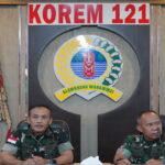 Korem 121/Abw Terima Tim Pengawas Audit Kinerja Itjenad Tahun 2026.
