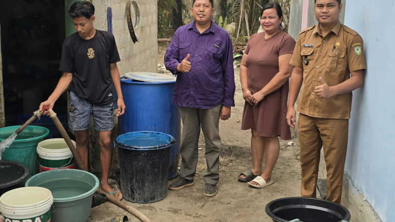 PT. Swadaya Sapta Putra (SSP) Bersama Pemdes Bajarau Salurkan Bantuan Air Bersih untuk Warga Terdampak Kekeringan