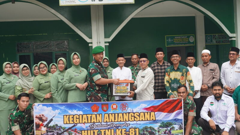 Sambut HUT ke-81 TNI Tahun 2026, Kodim 1015/Sampit Gelar Anjangsana dan Serahkan Tali Asih
