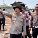 Tinjau Lokasi Karhutla, Kapolres Kotim Perintahkan Tindak Tegas Pelaku Pembakaran Lahan