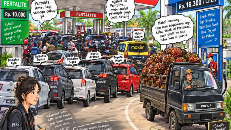 Maraknya Pelangsir Pertalite di Kotim: Program Barcode Diduga Belum Mampu Atasi Penyalahgunaan BBM Bersubsidi