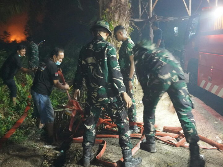 Kodim 1015/Sampit Terus Terapkan Deteksi Dini dan Respon Cepat Tanggap Bencana Karhutla