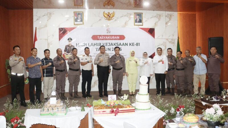 Hadiri Tasyakuran Hari Kejaksaan, Kapolresta Tangerang Dorong Perkuat Sinergi Penegakan Hukum Profesional dan Humanis