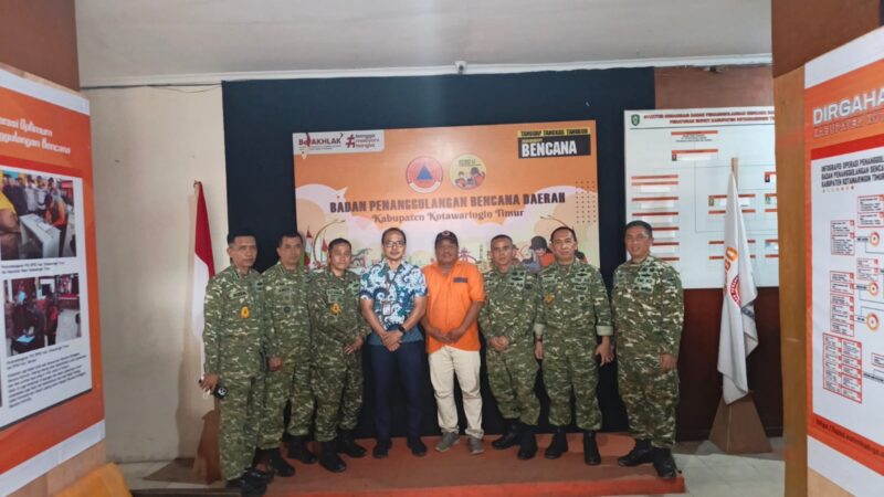 Komandan Kodim 1015/Sampit Sambut Pasis Dikreg LVI Sekolah Staf dan Komando (Sesko) TNI.