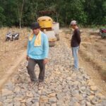Pemdes Jagang Kecamatan Blambangan Lampung Utara Mulai Pembangunan Pagar (Fisik 2026) Jalan Usaha Tani Desa Dusun 04