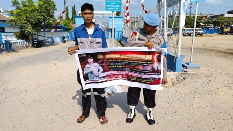 Ancaman Karhutla Meningkat, Polsek KP Mentaya Wanti-Wanti Pekerja Pelabuhan Sampit
