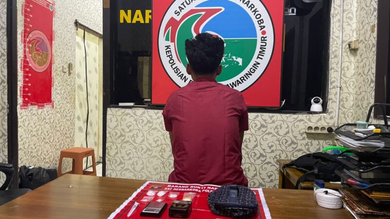 Polres Kotim Amankan Pengedar dan 14 Gram Sabu di Perum Grand Pelita