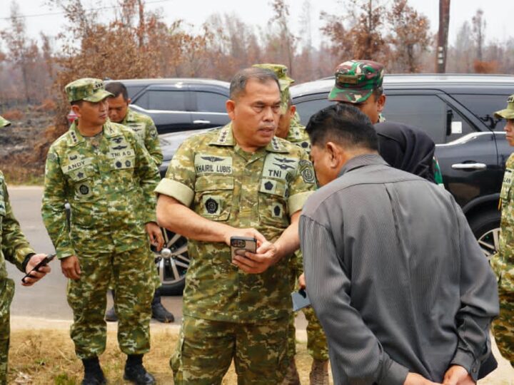 Komandan Kodim 1015/Spt Sambut Kunjungan Komandan Sekolah Staf dan Komando Tentara Nasional Indonesia di Kabupaten Kotim