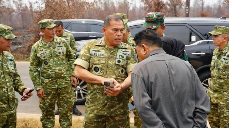 Komandan Kodim 1015/Spt Sambut Kunjungan Komandan Sekolah Staf dan Komando Tentara Nasional Indonesia di Kabupaten Kotim