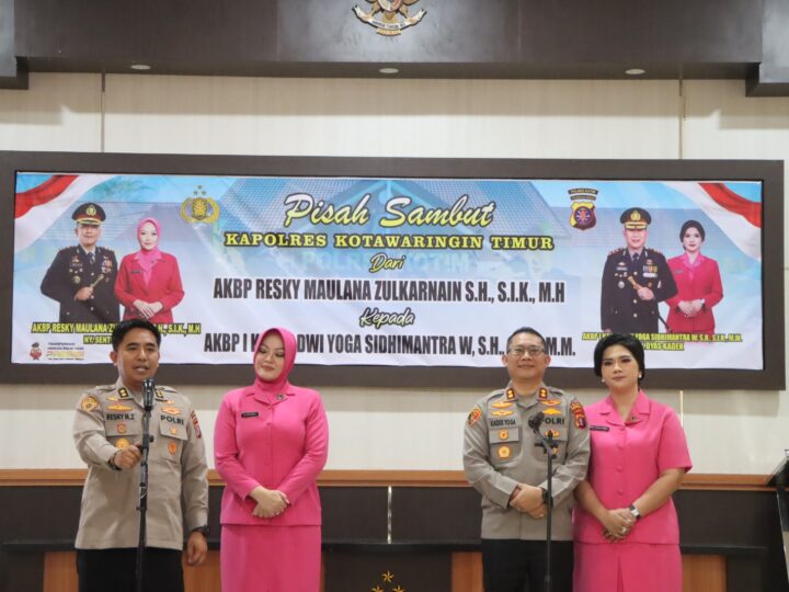 Polres Kotawaringin Timur Gelar Pisah Sambut Kapolres, Resmi Berganti dari AKBP Rezky Maulana ke AKBP I Kadek Dwi Yoga