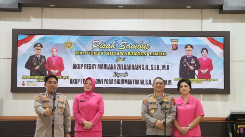 Polres Kotawaringin Timur Gelar Pisah Sambut Kapolres, Resmi Berganti dari AKBP Rezky Maulana ke AKBP I Kadek Dwi Yoga