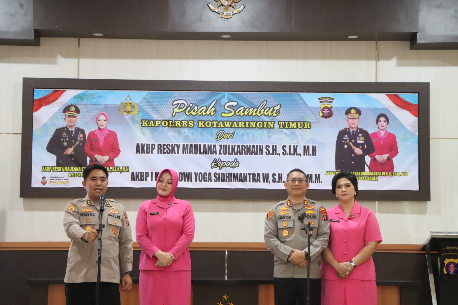 Polres Kotawaringin Timur Gelar Pisah Sambut Kapolres, Resmi Berganti dari AKBP Rezky Maulana ke AKBP I Kadek Dwi Yoga