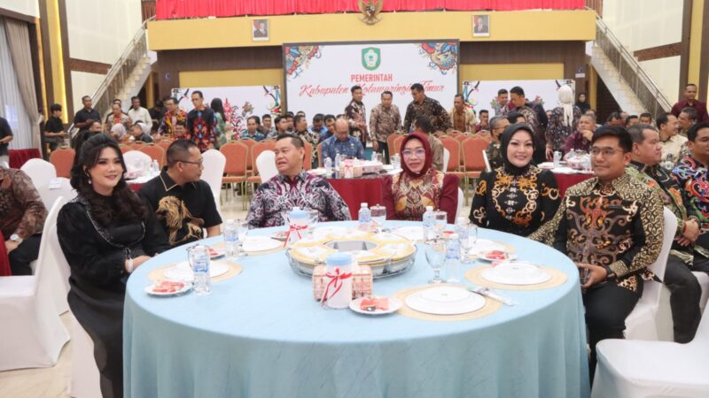 Kenal Pamit Kapolres Kotim Digelar di Rumah Jabatan Bupati