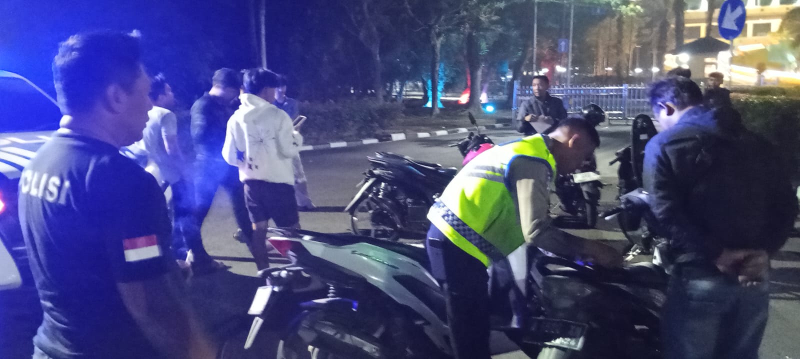 Cegah Balap Liar di Kawasan Pusmpemkab, Satlantas Polresta Tangerang Amankan Empat Motor