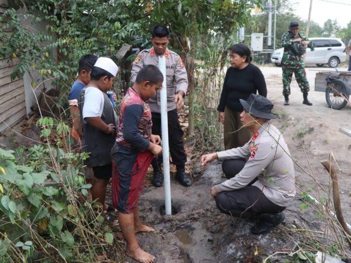 Antisipasi Karhutla, Pokjar XI Sespimen Dikreg ke-67 Lemdiklat Polri Bangun Tiga Sumur Bor di Sampit