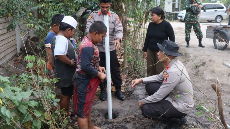 Antisipasi Karhutla, Pokjar XI Sespimen Dikreg ke-67 Lemdiklat Polri Bangun Tiga Sumur Bor di Sampit