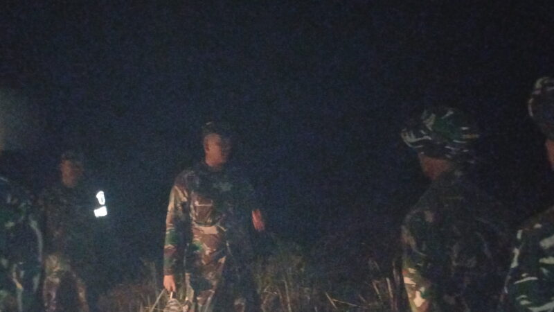 Komandan Kodim 1015/Sampit Pimpin Langsung Pemadaman Titik Api Karhutla Di Lapangan