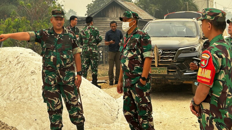 Komandan Kodim 1015/Sampit Dampingi Tim Verifikasi Jembatan Garuda dan KDKMP Itdam XXII/TB