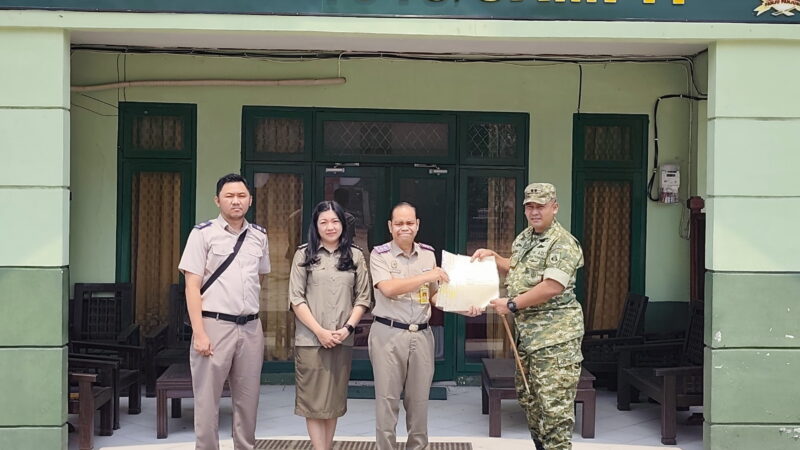 Komandan Kodim 1015/Sampit Terima Kunjungan Dari ATR/BPN Kab. Kotim