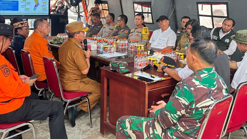 Kapolda Kalteng Dampingi Menhut dan Ka BNPB Gelar Rakor Penanganan Karhutla, Perkuat Operasi Darat dan Udara di Kapuas