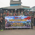 Sambut HUT TNI Ke-81, Kodim 1015/Sampit Bersama Korem 102/Pjg dan Masyarakat Laksanakan Gerakan TNI Peduli Sampah