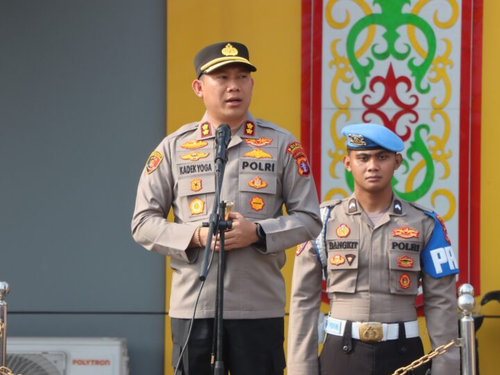 Pimpin Apel Perdana di Mapolres Kotim, AKBP I Kadek Dwi Yoga Sidhimantra Tekankan Respons Cepat dan Humanis