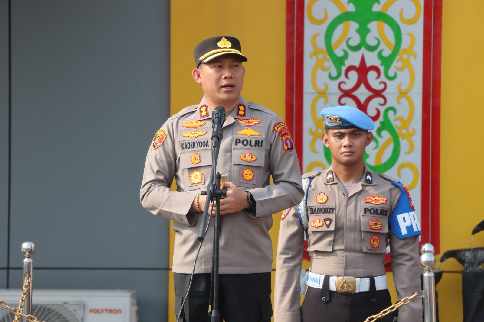 Pimpin Apel Perdana di Mapolres Kotim, AKBP I Kadek Dwi Yoga Sidhimantra Tekankan Respons Cepat dan Humanis