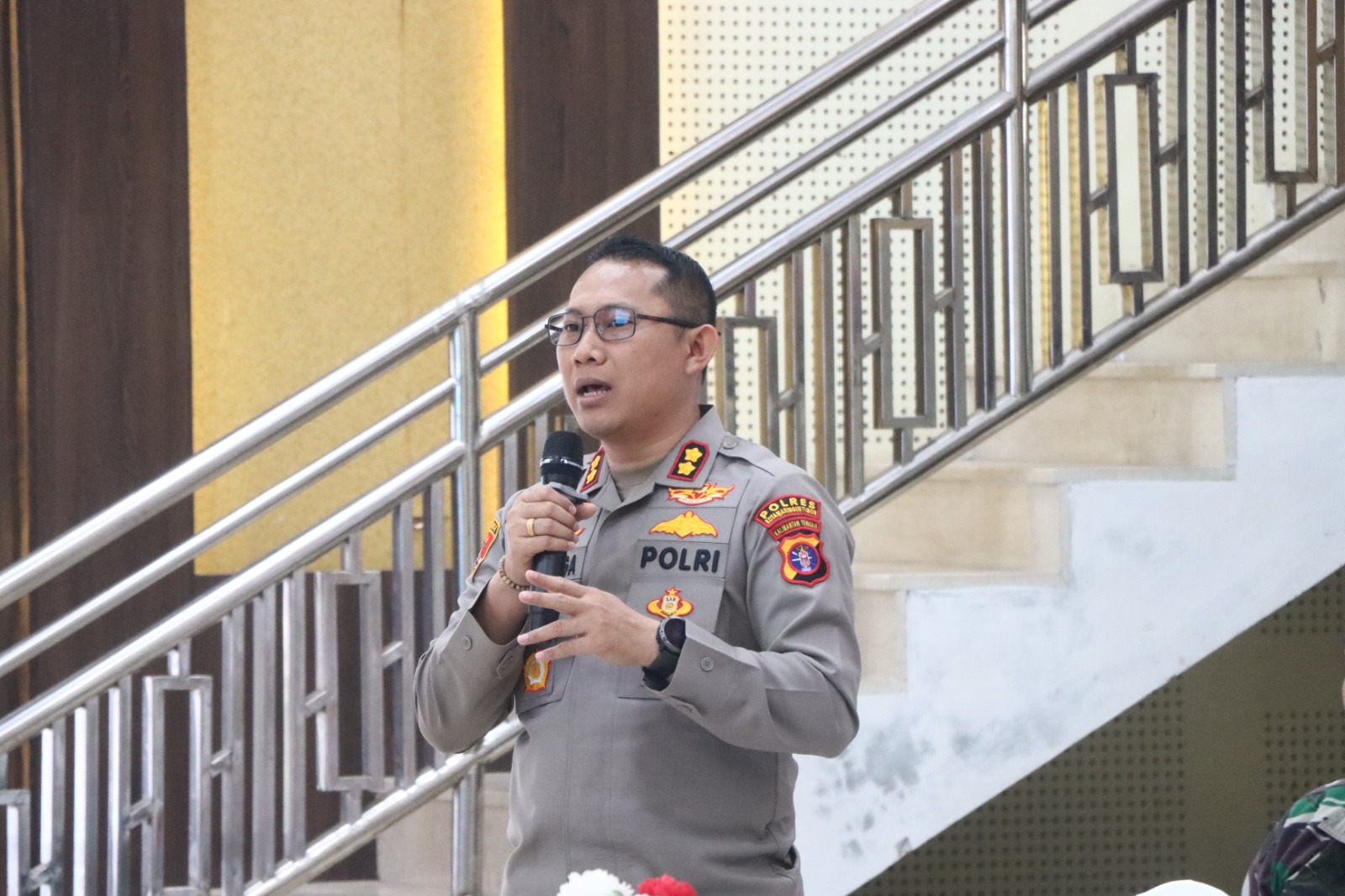 Kapolres Kotim Menghadiri Rapat Koordinasi Penanggulangan Darurat Karhutla di Rumah Jabatan Bupati