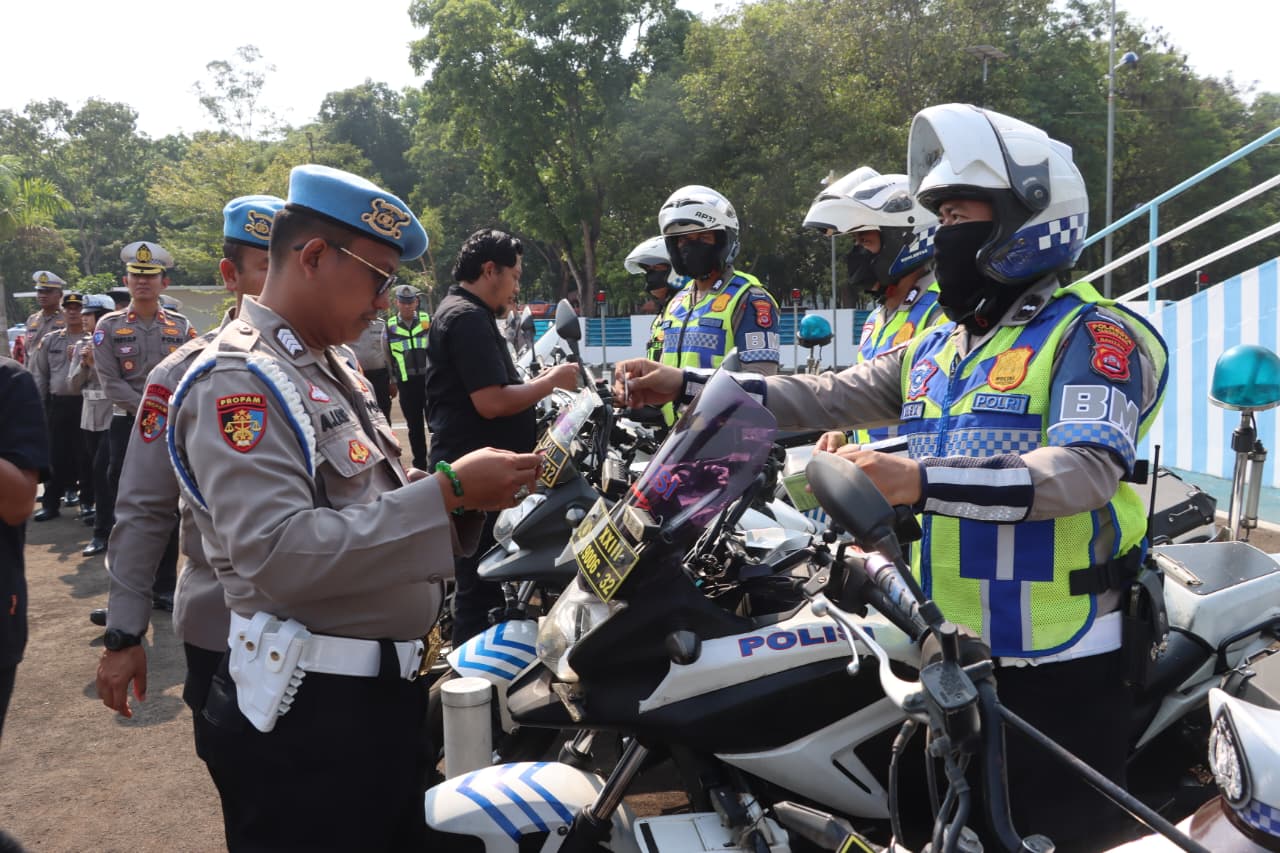Sipropam Perkuat Pengawasan, Kendaraan Dinas Satlantas Dicek