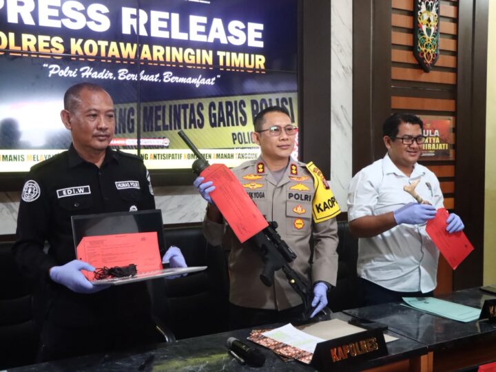 Sat Reskrim Polres Kotim Ungkap Kasus Curat, Tiga Pelaku Diamankan usai Beraksi di 16 TKP