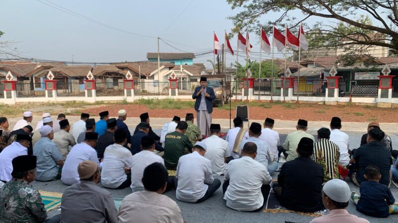 Ikhtiar Spiritual Kemarau Ekstrem, Ratusan Jamaah Parungpanjang Gelar Shalat Istisqa