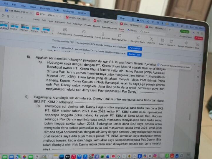 Kirim Surat Terbuka Ke Hakim Tipikor, Jurnalis Palangka Raya Soroti Janggalnya Kasus PT IM dan KBM