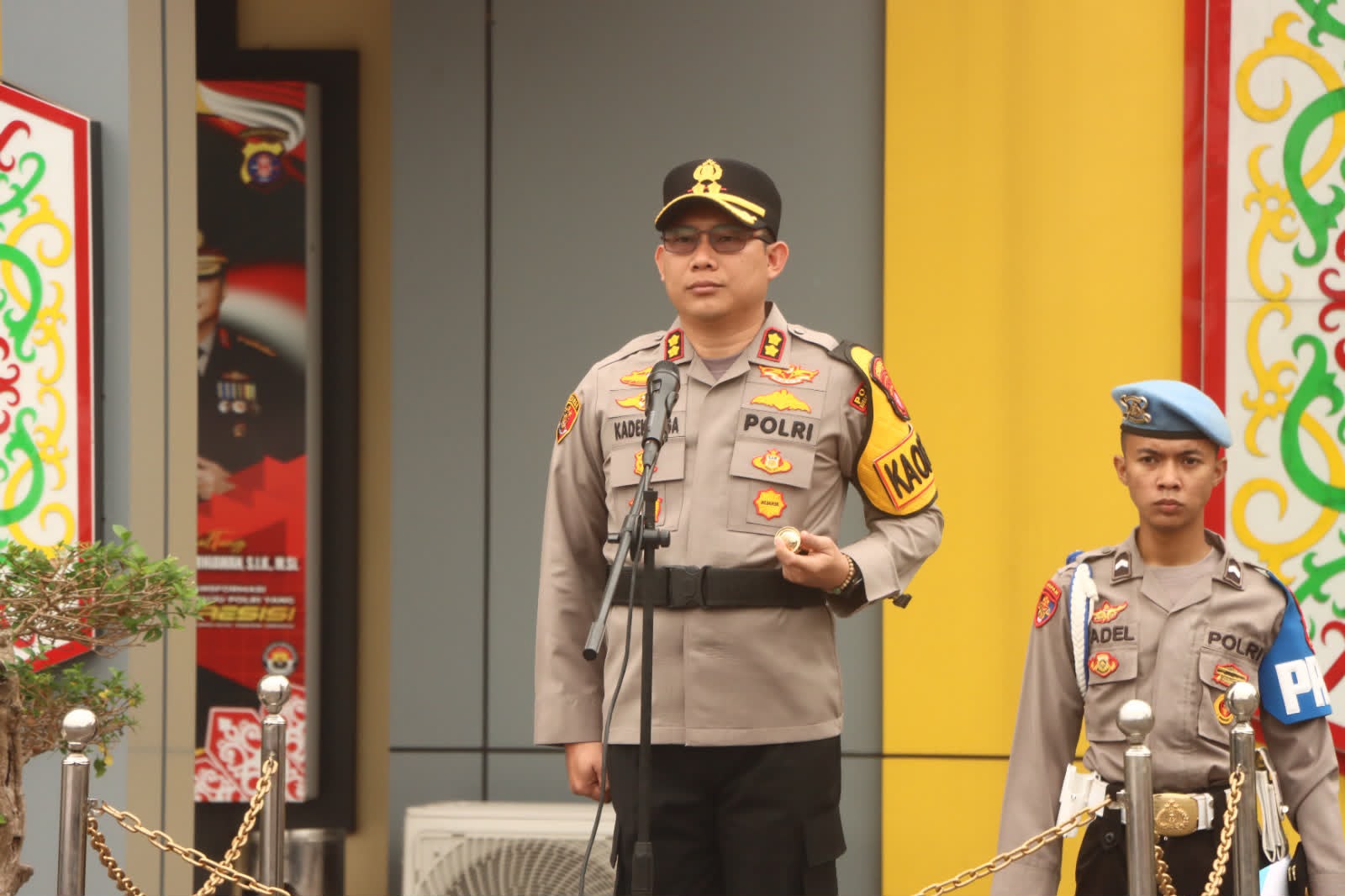 Kapolres Kotim Pimpin Upacara PTDH