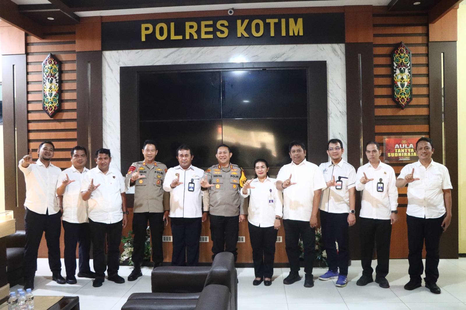Kapolres Kotim Terima Silaturahmi KSOP Sampit, Perkuat Sinergitas dan Koordinasi Lintas Sektoral