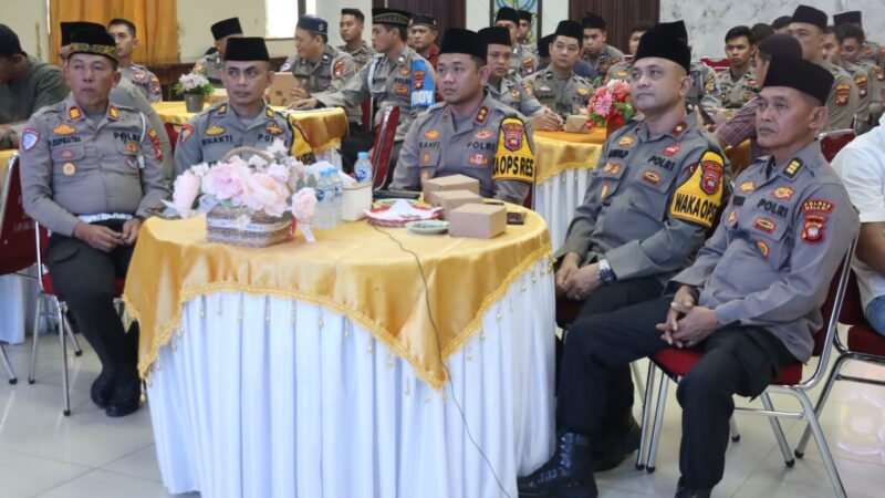 Polres Melawi POLDA KALBAR Ikuti Ngaji Kebangsaan Bersama Gus Baha, Perkuat Keimanan dan Wawasan Kebangsaan.