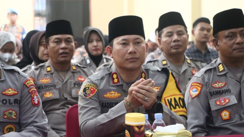 Polres Kotim Ikuti Zoom Meeting Ngaji Kebangsaan dari Mabes Polri