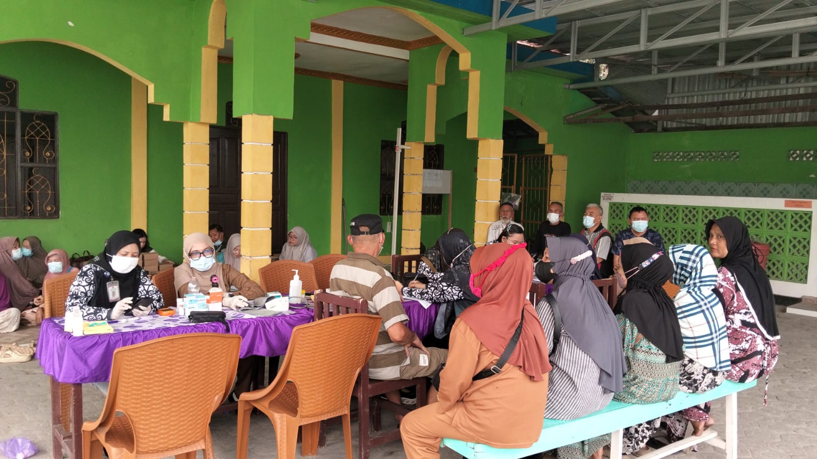 Warga Baamang Tengah Antusias Ikuti Cek Kesehatan Gratis yang Digelar Puskesmas Unit 1 Baamang
