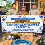 PT. TASK 1 Salurkan Air Bersih dan Bantuan Sarpras Karhutla untuk Warga Desa Tumbang Koling dan Salucing