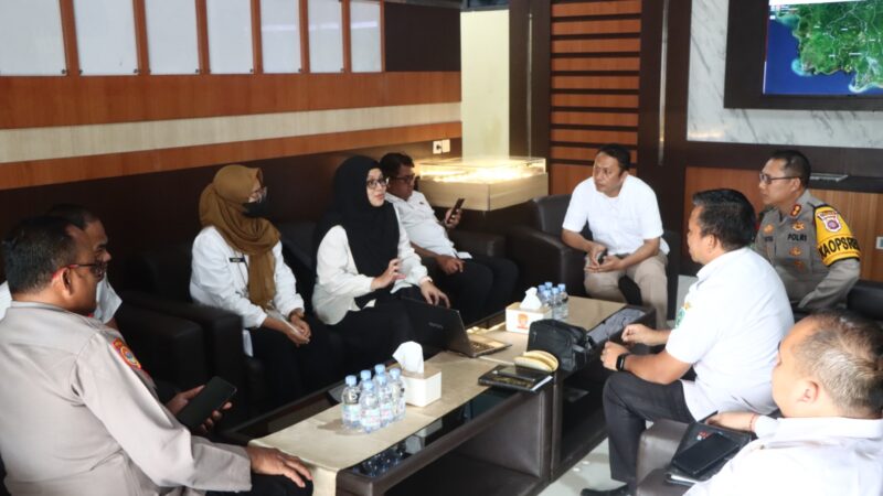 Sinergi Lintas Sektoral, Kapolres Kotim Sambut Kunjungan Dinsos dan Dukcapil Bahas Program Perlinsos