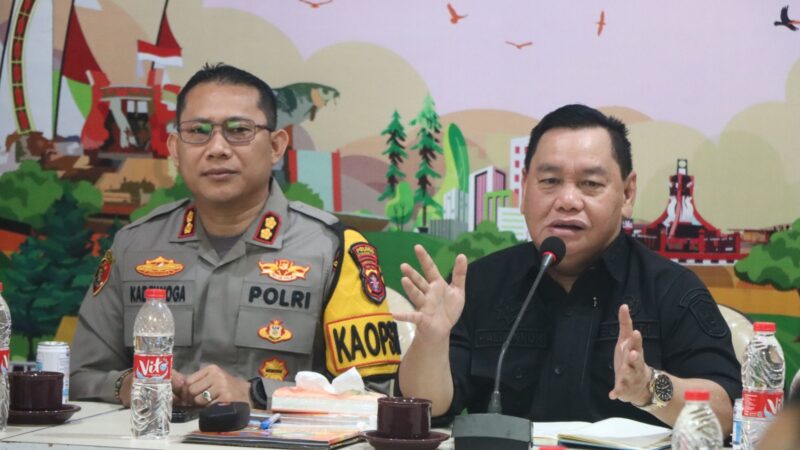 Kapolres Kotim Hadiri Evaluasi Penanggulangan Karhutla, Pastikan Kesiapan di Lapangan