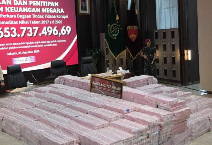 Uang Tunai Senilai Rp401 Miliar Disita Kejagung Dari PT CNI Dalam Kasus Dugaan Tindak Pidana Korupsi Tata Kelola Komoditas Nikel Tahun 2017-2020